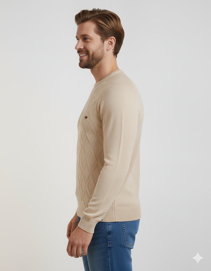 Cavellis | Matteo Herenpullover met Ruitpatroon