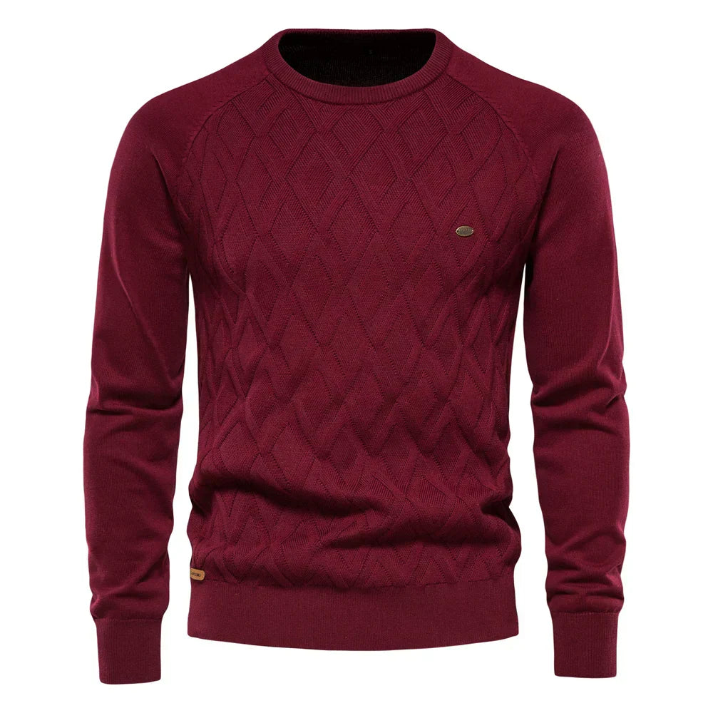 Cavellis | Matteo Herenpullover met Ruitpatroon