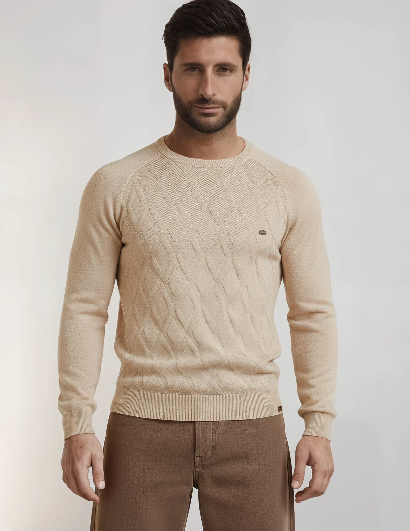Cavellis | Matteo Herenpullover met Ruitpatroon