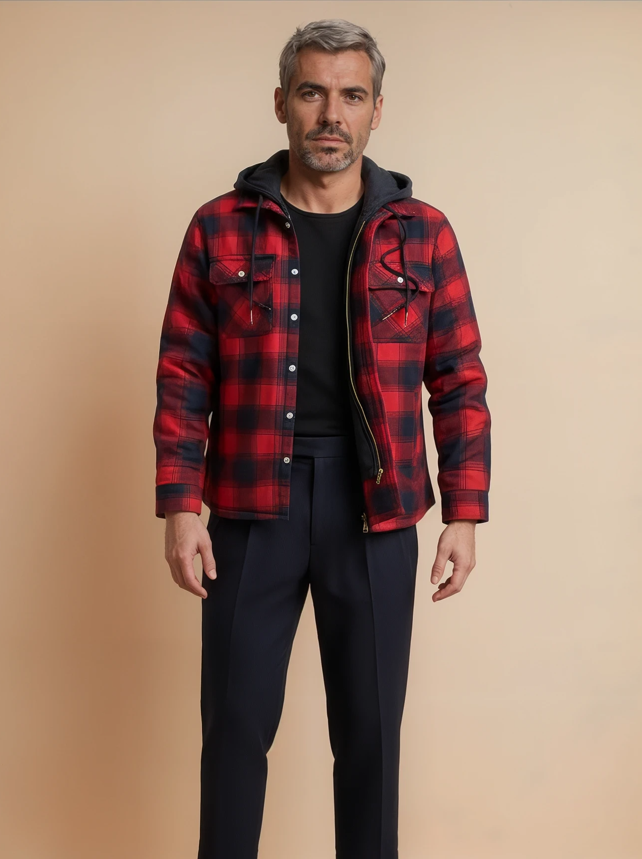 Cavellis | Ferro Warme Heren Jas van Premium Wolmix